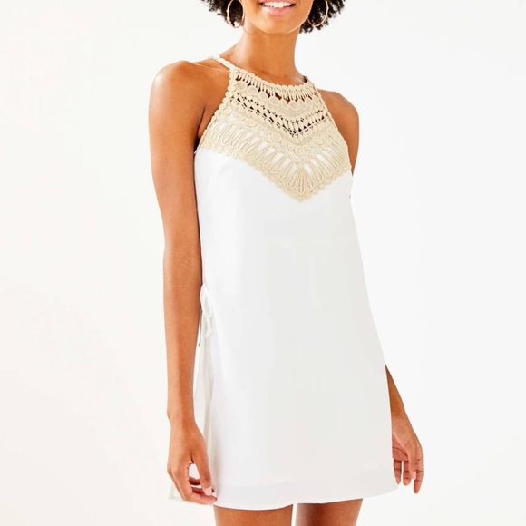 Lilly Pulitzer Resort White Pearl Soft Shift Dress | Size 4 - Picture 4 of 6